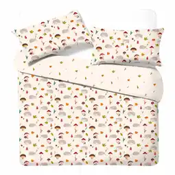 Morrisons Nutmeg Home Easy Care Toadstool Duvet Set King offer