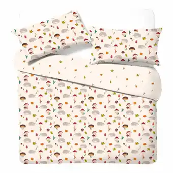 Morrisons Nutmeg Home Easy Care Toadstool Duvet Set King offer