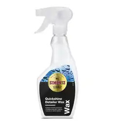 Morrisons Simoniz Quickshine Detailer Wax offer