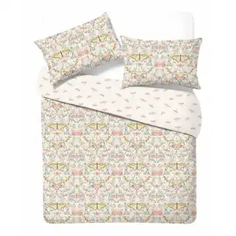 Morrisons Nutmeg Home Easy Care Fresh Blossom Butterfly Duvet Double offer