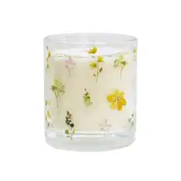 Morrisons Nutmeg Home Floral Glass Candle offer