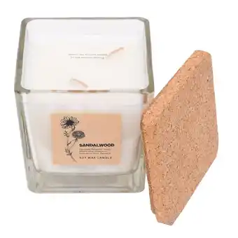 Morrisons Nutmeg Home Habitation Sandalwood Square Soy Waxfill Candle offer