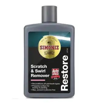 Morrisons Simoniz Scratch & Swirl Remover offer