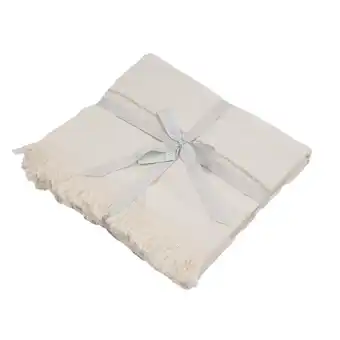 Morrisons Nutmeg Home Woven Throw offer