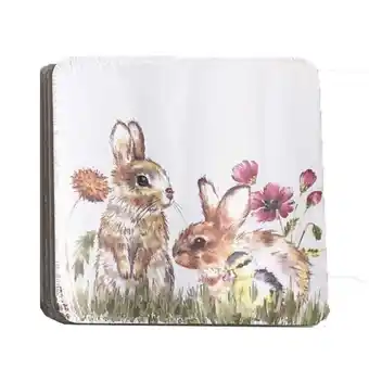 Morrisons Nutmeg Home Countryside Rabbit Coasters offer