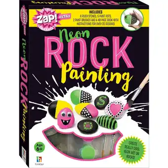 Morrisons Hinkler Neon Rock Painting Activity Set offer