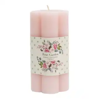 Morrisons Nutmeg Home Floral Shaped Candle Pink offer