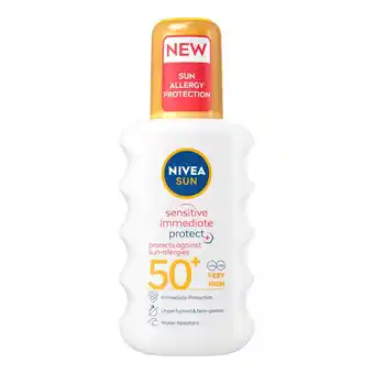 Morrisons NIVEA SUN Sensitive Allergy Protect Sun Cream Spray SPF50+ offer