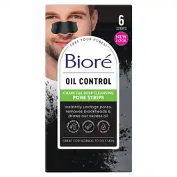 Morrisons Biore Charcoal Pore Strips 6Pk offer