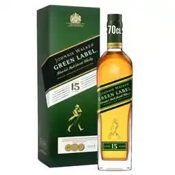 Morrisons Johnnie Walker Green Label Blend Malt Whisky offer