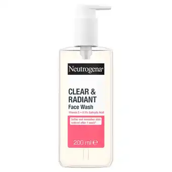 Morrisons Neutrogena Refreshingly Clear Pink Grapefruit Gel Wash offer