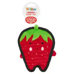 Morrisons Webbox Puppy Squeaky Fruit Dog Toy offer