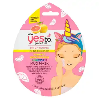 Morrisons Yes To Grapefruit Vitamin C Glow-Boosting Unicorn Mud Mask offer