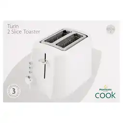 Morrisons Morrisons Turin 2 Slice Toaster offer