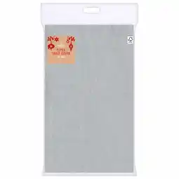 Morrisons Morrisons Silver Tablecover 120 x 180cm offer