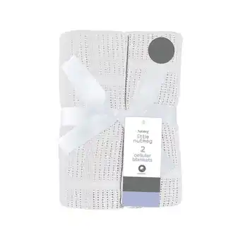 Morrisons Nutmeg Cellular Blanket White offer