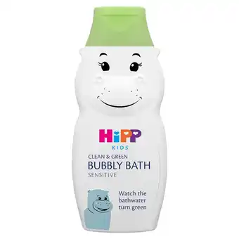 Morrisons Hipp Kids Clean & Green Bubbly Bath Hippo offer