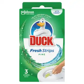 Morrisons Duck Toilet Fresh Strips Pine offer