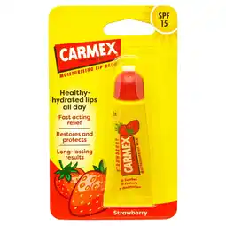 Morrisons Carmex Moisturising Lip Balm Strawberry Spf 15 offer