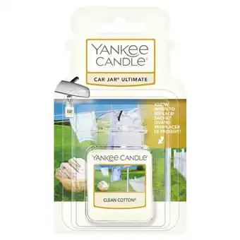 Morrisons Yankee Candle Ultimate Clean Cotton Car Jar offer