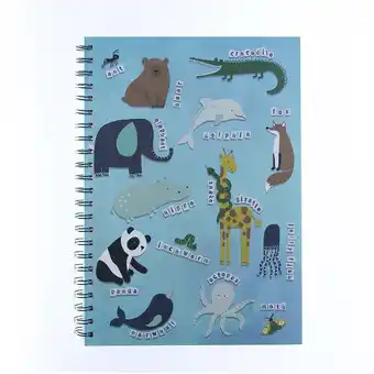 Morrisons Nutmeg Animal A4 Wiro Notebook offer