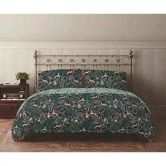 Morrisons Nutmeg Brushed Cotton Magical Woodland Duvet Set Double offer