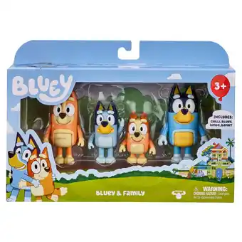 Morrisons Bluey & Family 4 Figure Pack offer