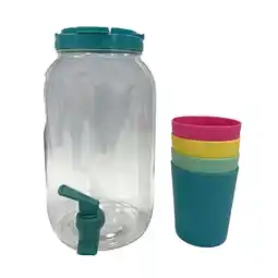 Morrisons Nutmeg Home Bright Drinks Dispenser With Cups offer