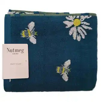 Morrisons Nutmeg Bee & Daisy Design Bath Towel offer