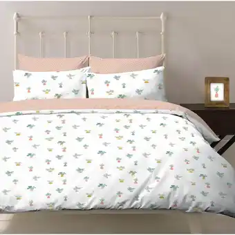 Morrisons Nutmeg 100% Cotton Pot Plants Duvet Set King offer