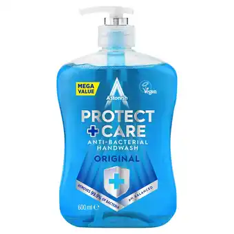 Morrisons Astonish Protect + Care Anti-Bacterial Handwash Original offer