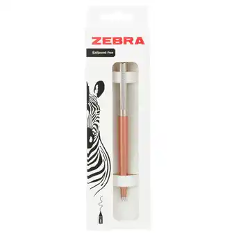 Morrisons Zebra 901 Rose Gold Ballpoint Pen offer