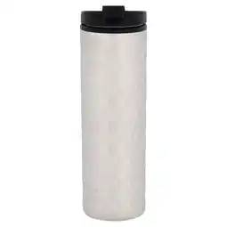 Morrisons Morrisons Silver Embossed Stainless Steel Travel Mug 400Ml offer