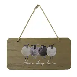 Morrisons Nutmeg Home Home Sheep Home Plaque offer