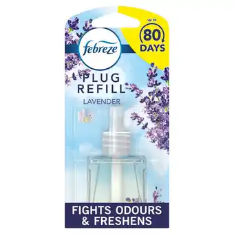 Morrisons Febreze Air Freshener Lavender Plug In Refill offer