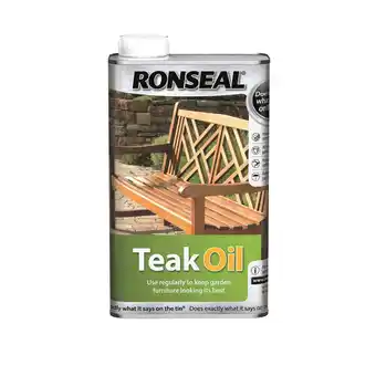 Morrisons Ronseal Teak Oil 500Ml offer