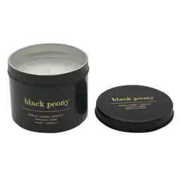 Morrisons Nutmeg Home Black Peony Tin Candle offer