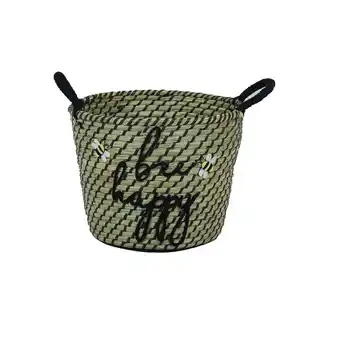 Morrisons Nutmeg Home Bee Happy Seagrass Basket offer