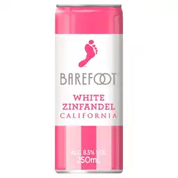 Morrisons Barefoot Can White Zinfandel offer