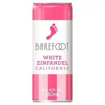 Morrisons Barefoot Can White Zinfandel offer