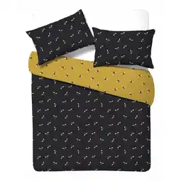 Morrisons Nutmeg Easycare Bee Duvet Set Double offer