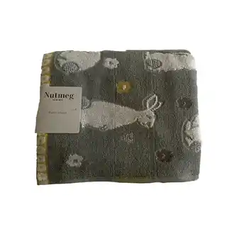 Morrisons Nutmeg Home Bunny Bath Sheet offer