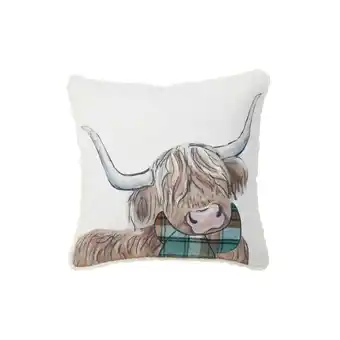 Morrisons Nutmeg Home Highland Cow Cushion offer