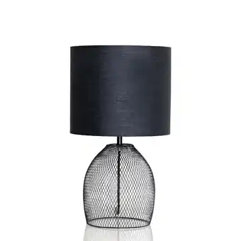 Morrisons Nutmeg Home Black Wire Table Lamp offer