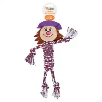 Morrisons Webbox Tug Rope Character Dog Toy offer