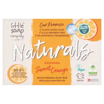 Morrisons Little Soap Company Naturals Sweet Orange Soap offer