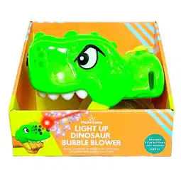 Morrisons Morrisons Light Up Dinosaur Bubble Blower offer