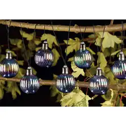 Morrisons Nutmeg 10 Iridescent Solar String Lights offer