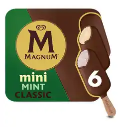 Morrisons Magnum Mini Classic & Mini Mint Ice Cream Sticks offer