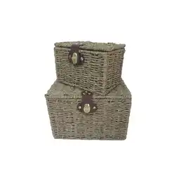 Morrisons Nutmeg Home Seagrass Storage Baskets offer